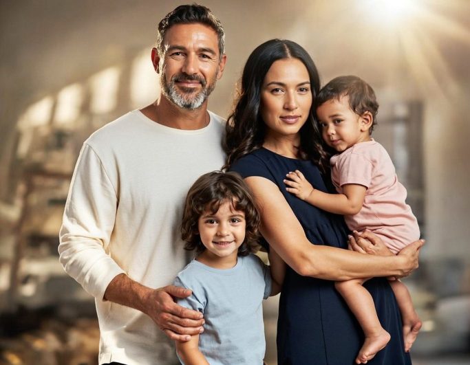 famille chez eux